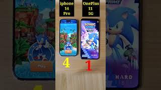 IPHONE 14 PRO vs ONEPLUS 11 5G Speed Test Comparison | #shorts