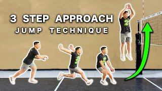 3 Step Approach Jump Technique | How To Jump Higher