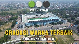 UPDATE TERBARURENOVASI STADION MAGUWOHARJO TERUS DILANJUTKAN || CAT, RUMPUT, DAN TIANG BENDERA