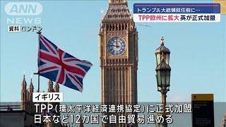 イギリスがTPPに正式加盟　自由貿易掲げ12カ国体制に　保護主義に“対抗”【スーパーJチャンネル】(2024年12月15日)