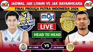 LIVE HARI INI TV . JADWAL FINAL JAK LIVANI VS JAK BAYANGKARA DI PROLIGA VOLLI PUTRA INDONESIA 2024