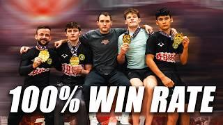 Los Banditos Kids Dominate Adult Divisions at Grappling Industries - 74% Submission Rate!