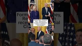 Former Rep. Cheney,  Rep. Thompson receive Presidential Citizens Medal from Biden