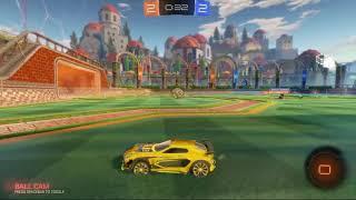 two and a half minutes of laggy and low res rocket league