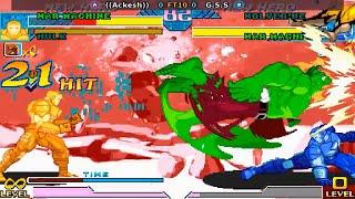 Fightcade  Marvel Vs Capcom  ((Ackesh))  Vs G.S.S  FT10 