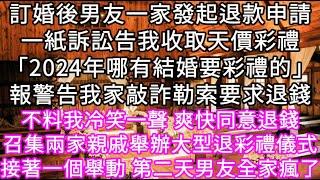 訂婚後男友一家發起退款申請一紙訴訟告我收取天價彩禮「2024年哪有結婚要彩禮的」報警告我家敲詐勒索要求退錢 不料我冷笑一聲 爽快退錢 #心書時光 #為人處事 #生活經驗 #情感故事 #唯美频道 #爽文