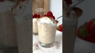 Tiramisu Overnight Oats 30G protein! #breakfastideas #healthybreakfast #highprotein