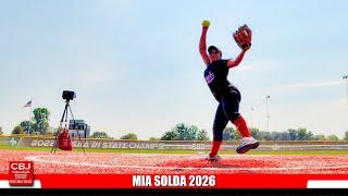 Softball Skills Video Mia Solda 2026 Pitcher