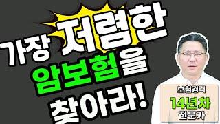 암보험 추천 비갱신형 대한민국에서 가장 저렴하게 가입하는 방법