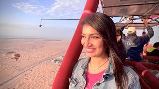 Our Hot Air Balloon Flights Experience with Exotic Sunrise DUBAI II Rayna Tours II Things to do UAE