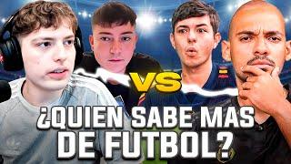 ¿QUIEN SABE MAS DE FUTBOL? DAVOO XENEIZE vs. LOS FUTBOLITOS ft. EZZEQUIEL.