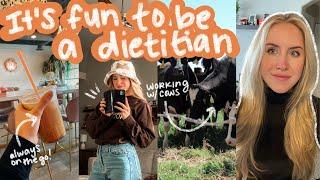 Day in the Life of a DIETITIAN Nutritionist  WFH, Community, School Nutrition