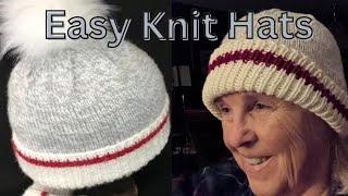 Easy Knit Wool Hats: the basic pattern for any kind of wool #easyknitting