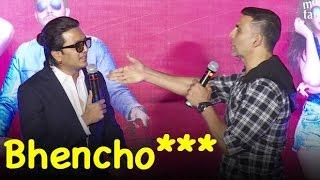 Akshay Kumar ABUSING Riteish Deshmukh At HOUSEFULL 3 trailer launch