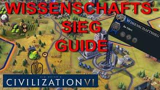 Civilization 6  WISSENSCHAFTSSIEG Tipps  Civ 6 Tutorial Guide Deutsch