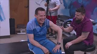 Julio Cesar Chavez travels to Dallas to see Dr. G and office CHIROPRACTOR