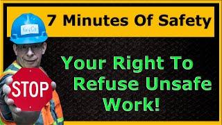 Your Right to refuse unsafe work - Basic Worker Rights In Canada