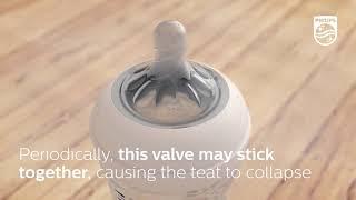 Philips Avent Natural Bottles - How to Fix Teat Collapse