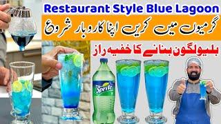 Summer Special Blue Lagoon Recipe - Blue Mocktail Syrup - Refreshing Lemonade - BaBa Food RRC