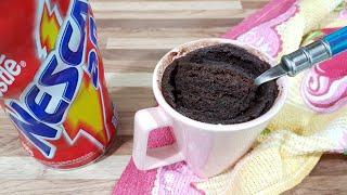 BROWNIE DE NESCAU NA CANECA NO MICROONDAS | NESCAU BROWNIE IN MICROWAVE MUG