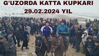 BUGUN G'UZOR QUDUQ QISHLOG'IDA KATTA KUPKARI BULIB UTDI 29.02.2024 YIL