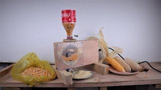 How to Make a  Mini Corn Mill/Grinder at Home | DIY .