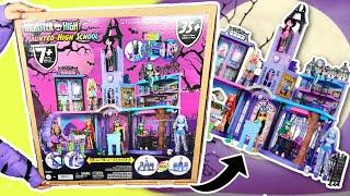 Monster High Haunted High School Playset 2024! Unboxing and Build