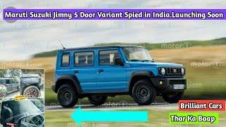 2022 Maruti Suzuki Jimny 5 Door Variant Spied in India.Ahead of India Launch.Brilliant Cars