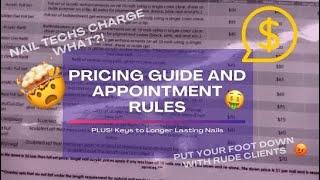 PRICING Your Nail Services | Business RULES and Pricing Guide