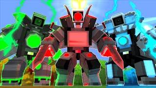 Monster School : Tri-Titan, SONAR TITAN & UPGRADED CAMERAMAN - Minecraft Animation