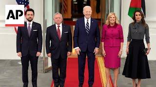 Biden welcomes Jordan's King Abdullah to the White House