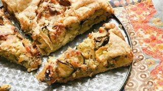 Two Galette Recipes: Savoury Zucchini Galette and Sweet Pear Galette | Food Processor Pastry