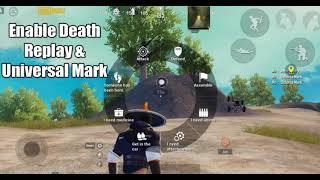 How To Enable Death Replay & Universal Mark On PUBG Mobile | Enable