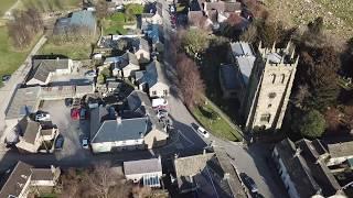 Drone footage of Youlgreave and Alport in Derbyshire. (4K UHD)