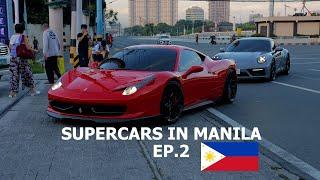 Carspotting in Bonifacio Global City Ep.2 4K | BGC Supercars Sunday Car Spotting Manila Audi R8