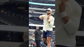 DAK PRE GAME SNAPS PRESEASON  #nfl #dallascowboys #shorts #sports #viral #trending