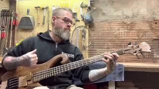 Demo of Paul’s 32” scale Beardly with the Les Claypool EMG pickup.