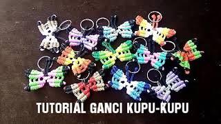 TUTORIAL GANTUNGAN KUNCI KUPU-KUPU DARI TALI KUR||FAYAZ MACRAME||BUTTERFLY KEYCHAIN||MACRAME|TALIKUR