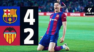 FC BARCELONA 4 vs 2 VALENCIA | LALIGA 2023/24 MD33