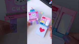 DIY mini painting set ️ #shorts #tonniartandcraft #youtubeshorts #craft #love #art #diy