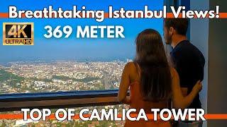 Istanbul from Above | Breathtaking 4K Walking Tour of Çamlıca Tower