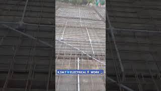 Electrical Roof pipe line work TNR #tamil #song #tamilsong #construction #tamilan #electrical