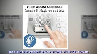 Panasonic Link2Cell Bluetooth Cordless DECT 6.0 Expandable Phone System with Answering Machine and