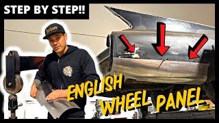 Metal Shaping Patch Panel Using the English Wheel!!! | Rust Repair 1960 Cadillac Coupe de Ville