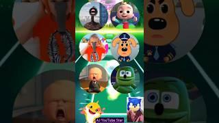 Siren Head, Cocomelon, Vlad and Niki, Sheriff Labrador, Baby Boss, Gummy Bear Tiles Hop 797 #shorts