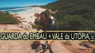 Hippie-like hiking in southern BRAZIL: The UTOPIA VALLEY and Guarda do Embaú beach! | sub 