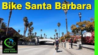 25 Minute Virtual Bike Ride | Santa Barbara | California | Indoor Cycling Workout | Travel Video