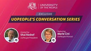 UoPeople's Conversation Series: Ep. 16 ft. Marie Cini, Provost of University of the People
