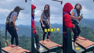 Bungee Jumping With Rope In Beautiful Place:Asmr Bungee Jumping