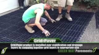 Detailed Installation of Plastic Grid-Pavers